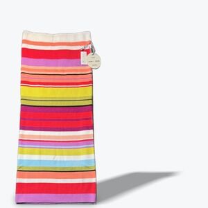 Old Navy X Christopher John Rogers Striped Knit Maxi Skirt Multi Color XS NWT